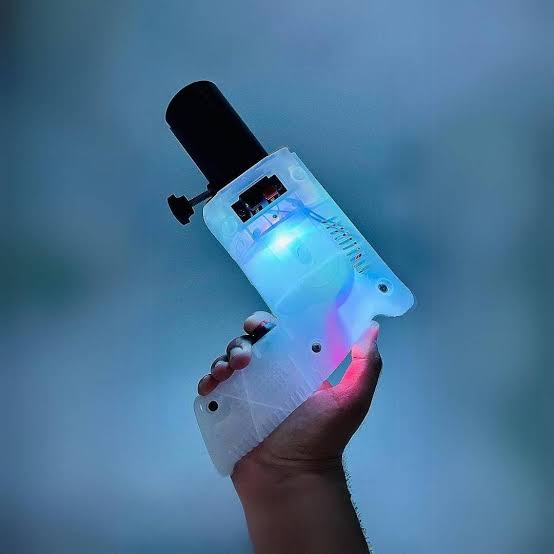 PYRO Sparkular Gun – White Transparent | Cold Spark Effect Gun for Celebrations