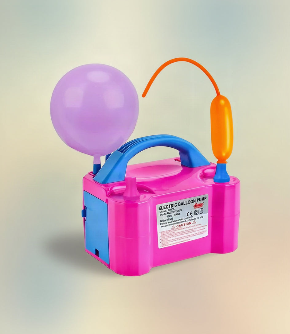 Party Propz 220V 600W Dual Nozzle Electric Air Balloon Pump Machine